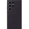 Dėklas Tamsiai violetinis „Samsung Galaxy S24 Ultra“ silikoninis dangtelis
