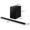 Namų kino sistema Garso Sistema - Samsung HW-S700D 3.1 kanalo juoda
