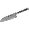 Samura BAMBOO Santoku tuščiaviduris šlifavimas 6,3"/160 mm iš AUS 8 japoniško plieno 59 HRC