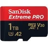 Atminties kortelė SanDisk Extreme PRO Micro SDXC 1TB + SD adapteris + 2 metai RescuePRO Deluxe iki 200 MB/s ir 140 MB/s Skaitymo / rašymo greitis A2 C10 V30 UHS-I U3