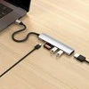 SATECHI 6-in-1 USB-C Slim Multiport Adapteris (Sidabrinis)