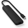 SATECHI 7-in-1 USB-C Slim Multiport Adapteris with Ethernet (Juodas)
