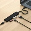 SATECHI 7-in-1 USB-C Slim Multiport Adapteris with Ethernet (Juodas)