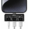 Adapteris ŠAKOTĖ 3in1 USB C Satechi Mobile XR ST-HXRAJM erškėčiai pilka