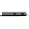 Adapteris ŠAKOTUVAS 3in1 USB C Satechi Mobile XR ST-HXRSDM erškėčiai pilka