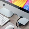 Satechi USB-C Clamp Pro Hub for iMac -adapteri, Sidabrinis