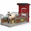 Schleich – ponių dėžė su mustangų kumele – (42724)