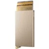 „Secrid Cardprotector Fluted+“ kortelių dėklas, smėlio spalvos