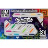„Sharpie Fine“ žymeklių rinkinys, 30 spalvų – „Labirintas“ + dovanėlės: taupyklė, „Frisbee“ ir maišelis