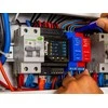 Shelly PRO 2 išmanioji 2 kanalų relė valdoma Wifi LAN ar Bluetooth montuojama ant DIN bėgelio