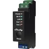 Shelly PRO 2PM išmanioji 2 kanalų relė su elektros sąnaudų matavimu valdoma Wifi LAN Bluetooth montuojama ant DIN bėgelio