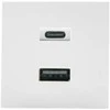 Shelly Wall Ekranas stendo priedas USB, baltas