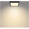 Sieninis šviestuvas Paviršinė LED panelė PHILIPS MAGNEOS, 12W, 2700K, 1150lm, juodos sp., 21 x 21 x h2,8 cm