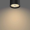 Sieninis šviestuvas Philips Lampa sufitowa Helios Star Spot 1 flg. juoda 500lm
