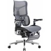 Sihoo Doro S300 -ergonominen toimistotuoli jalkatuella, musta