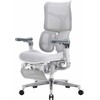 Sihoo Doro S300 -ergonominen toimistotuoli jalkatuella, valkoinen