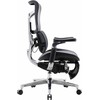 Sihoo Doro S300 -ergonominen toimistotuoli jalkatuella, musta