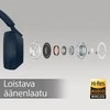 Belaidės ausinės Sony WH-1000XM5 su triukšmo slopinimo technologija, Mėlynos