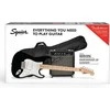 Elektrinės gitaros komplektas Fender Squier Sonic Strat + Frontman 10G, Juoda