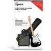 Elektrinės gitaros komplektas Fender Squier Sonic Strat + Frontman 10G, Juoda