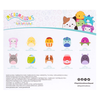 SQUISHMALLOWS Pliušinių žaislų rinkinys, 6 cm, 10 vnt.