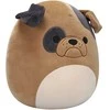 SQUISHMALLOWS Pliušinis žaislas - Buldogas, 40 cm