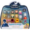 SQUISHMALLOWS SQUISH-A-LONGS kolekcinės figūrėlės - Haris Poteris, 12 vnt., 2,5 cm