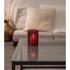 Star Trading Flamme Dotty LED-kynttilä, punainen, 12,5 cm