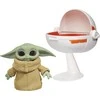 Hasbro STAR WARS Interaktyvus pliušinis Wild Ridin´ Grogu, 12 cm