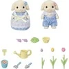 Sylvanian Families - Flower Garden Set - Flora Rabbit Brother &amp; Sister (5736)