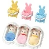 SYLVANIAN FAMILIES Šokoladiniai zuikio trynukai ir vaikų priežiūros reikmenys Vaikams