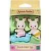 Sylvanian Families Epoch Sylvanian Rabbit Dvyniai su šokoladine ausimi (05420)