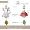 Taf Toys muzikinis žaislas vežimėliui Garden Stroller Bunny