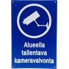 Tammer Brands Ženklas, Teritorijoje stebima kamera, 20 x 30 cm, mėlyna