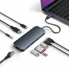 HyperDrive Next USB-C-Hubi, 10 porttia, muistikortinlukijat, keskiyön sininen