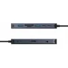 HyperDrive Next USB-C-Hubi, 10 porttia, muistikortinlukijat, keskiyön sininen