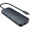 HyperDrive Next USB-C-Hubi, 11 porttia, muistikortinlukijat, keskiyön sininen
