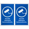 Tarmo, kameros stebėjimo lango lipdukai, 3 lapai