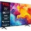 Televizorius TCL P655 75P655 4K LED Google TV