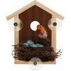 SES Bird Explore – prie lango montuojamas paukščių namelis