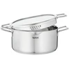 TEFAL Nordica H8524435 - Round - Nerūdijantis plienas - Nerūdijantis plienas - Ceramic - Gas - Halogen - Induction - Sealed plate - 250 °C - Glass