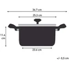 Tefal Nordica kattila 24 cm / 4,8 L, ruostumaton teräs