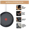 Tefal Nordica paistinpannu 28 cm, keraaminen/ruostumaton teräs