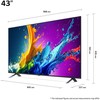 Televizorius LG 43 QNED 80 – 4K TV (2024)