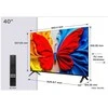 Televizorius TCL QLED TV | 40S5K | 40 | Smart TV | Android TV | FHD | Juodas