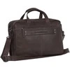 The Chesterfield Brand Ryan -tietokonelaukku 17 kannettavalle, tumman ruskea