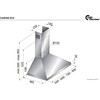 Thermex Camino Eco II gartraukis, plieno, 60 cm