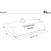 Thermex Manchester Standard gartraukis, baltas, 50 cm