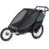 THULE Chariot Cab 2 - dviračio priekaba, 2in1 dviračio priekaba | Tamsiai pilka