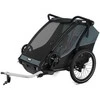 THULE Chariot Cab 2 - dviračio priekaba, 2in1 dviračio priekaba | Tamsiai pilka